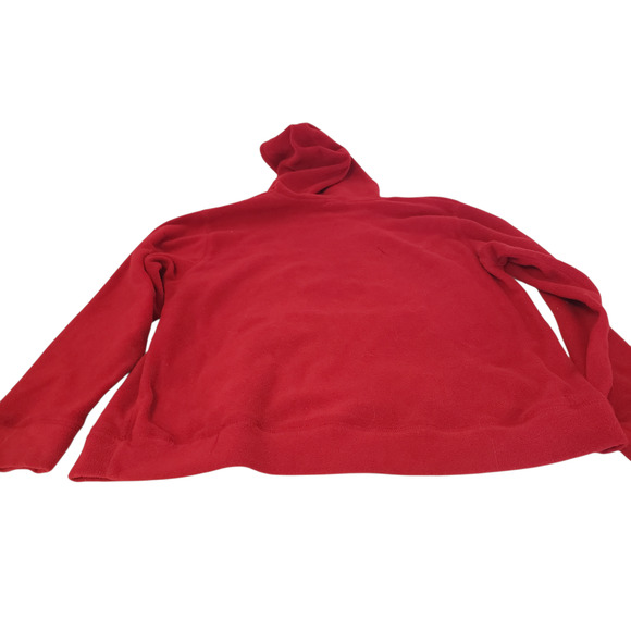 Disney Red Mickey Mouse Sweatshirt Mens Large Fleece Hoodie Kangaroo Pocket - Picture 15 of 16